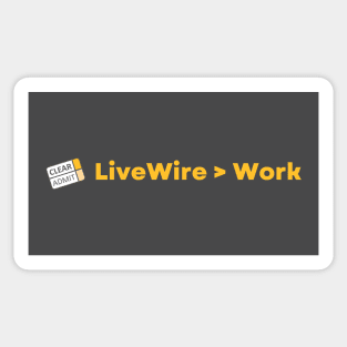 MBA LiveWire > Work Sticker